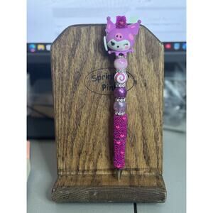 29-20  Inspired Handcrafted Extended Length Beaded Pen w/ Refill Ink